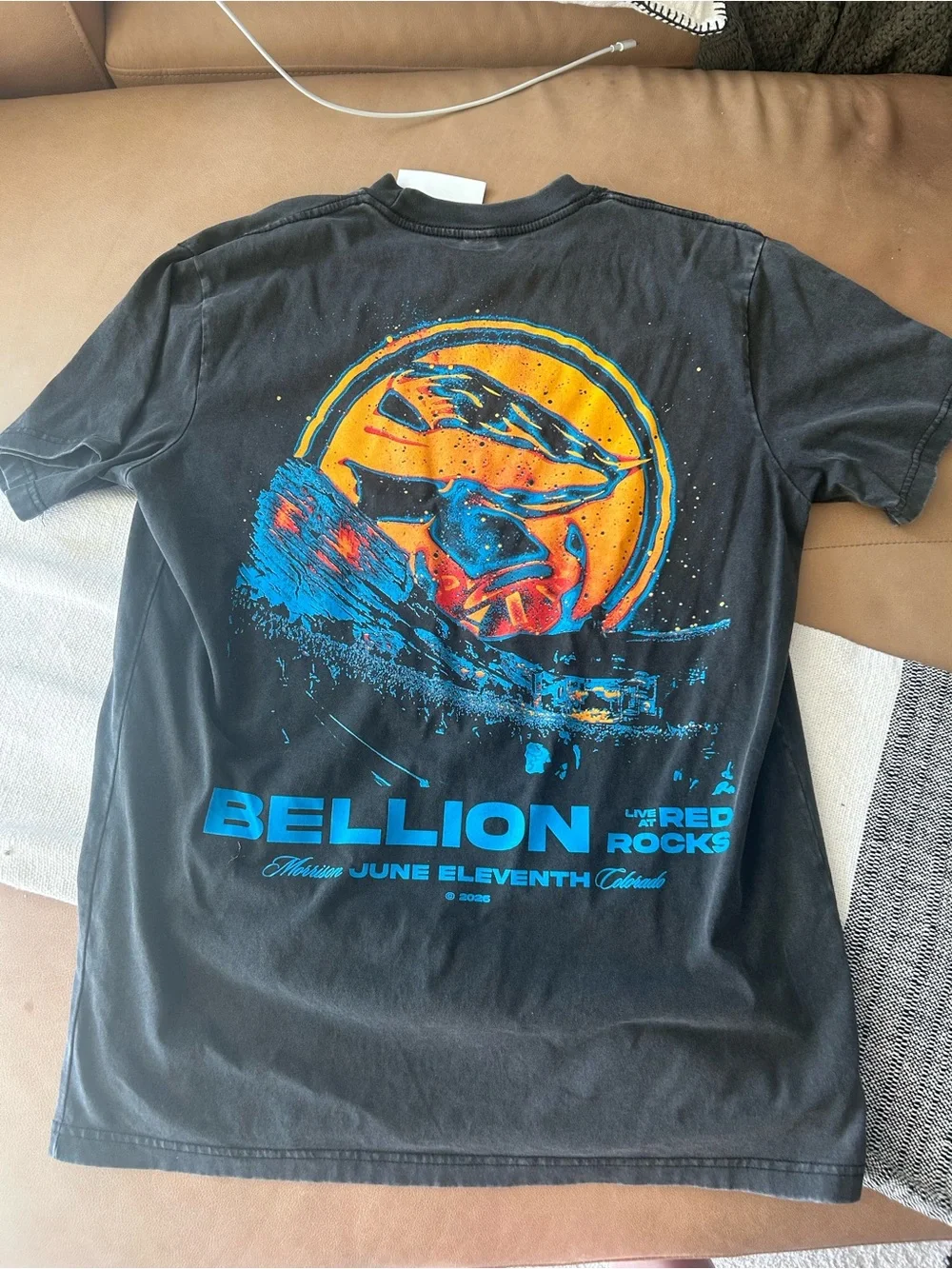 Jon Bellion red rocks tour tee 2026 NWT